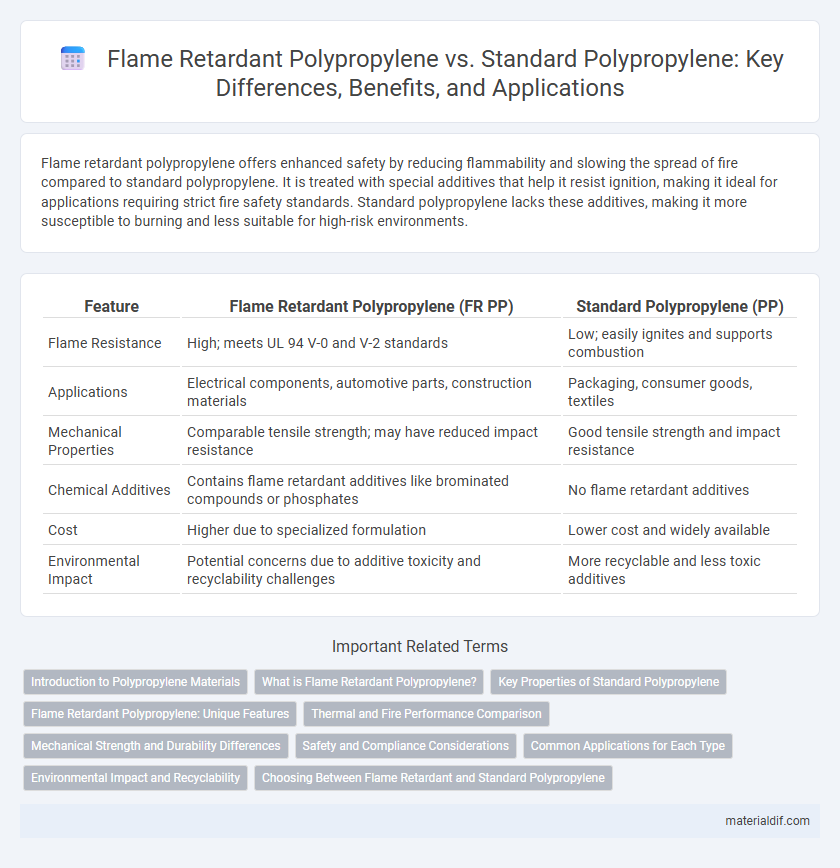 Flame Retardant Polypropylene vs. Standard Polypropylene: Key Differences, Benefits, and Applications