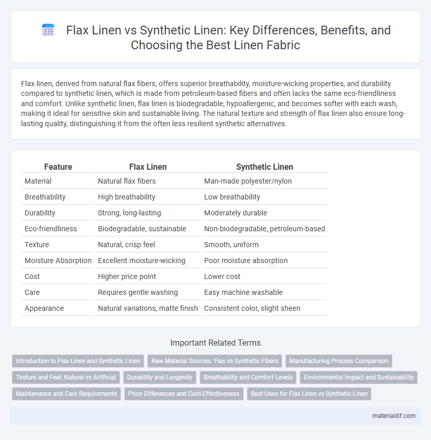 Flax Linen vs Synthetic Linen: Key Differences, Benefits, and Choosing the Best Linen Fabric