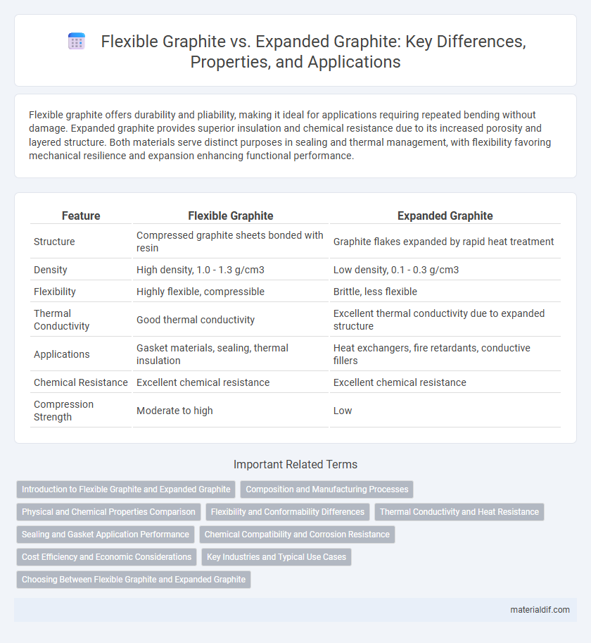 Flexible Graphite vs. Expanded Graphite: Key Differences, Properties, and Applications