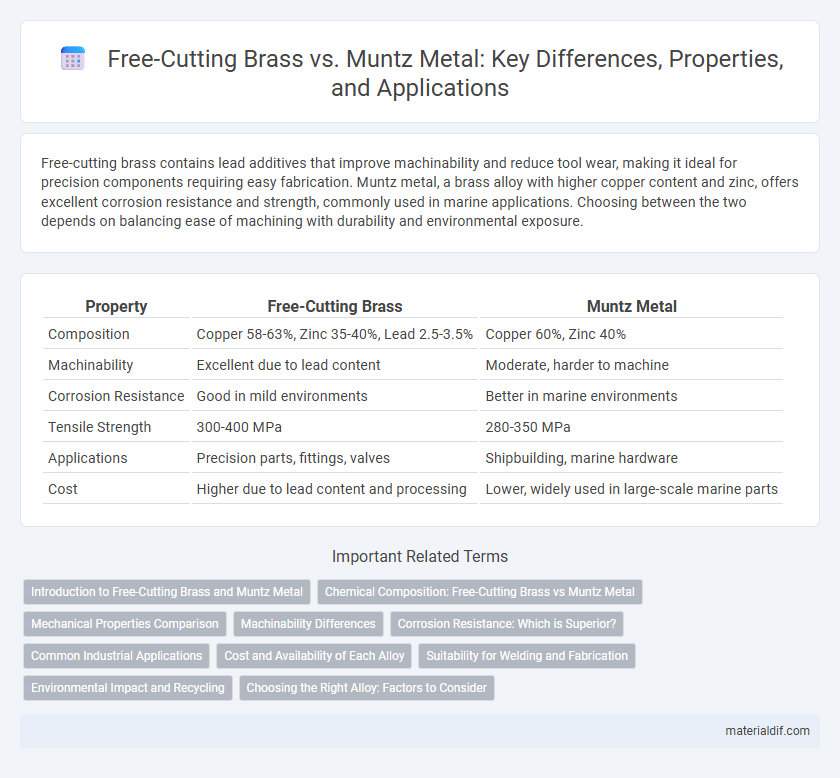 Free-Cutting Brass vs. Muntz Metal: Key Differences, Properties, and Applications