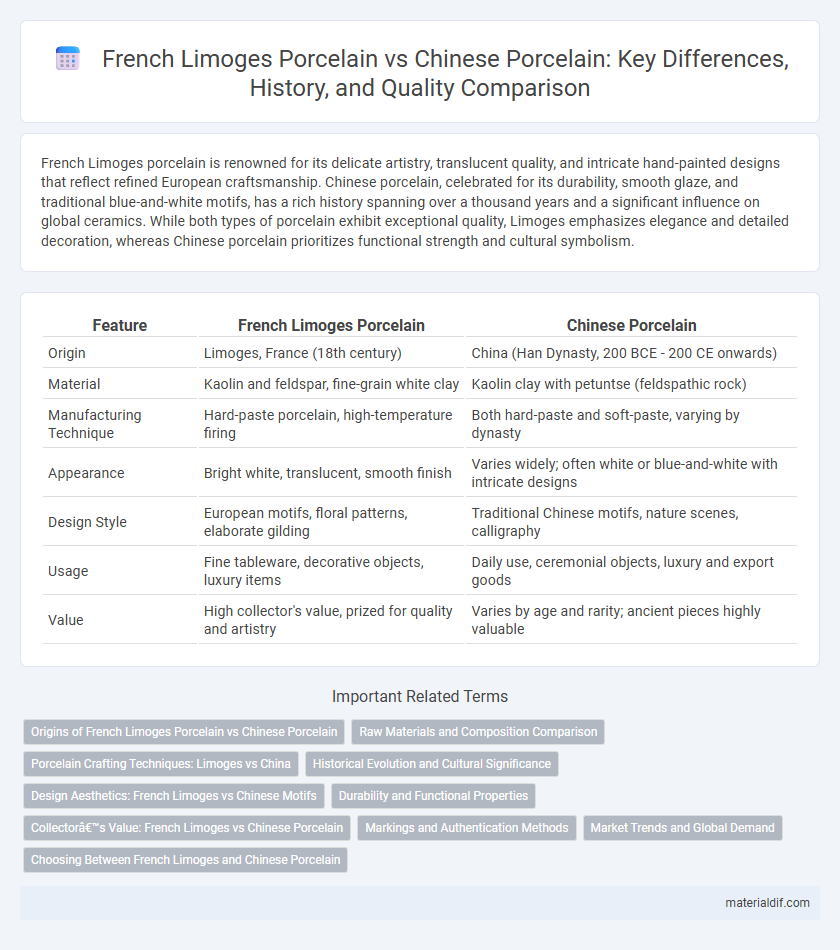 French Limoges Porcelain vs Chinese Porcelain: Key Differences, History, and Quality Comparison