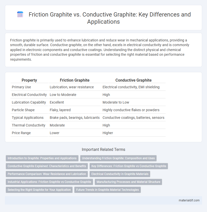 Friction Graphite vs. Conductive Graphite: Key Differences and Applications