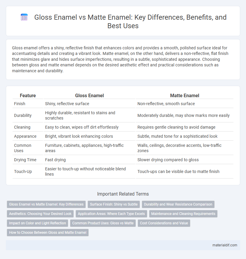 Gloss Enamel vs Matte Enamel: Key Differences, Benefits, and Best Uses