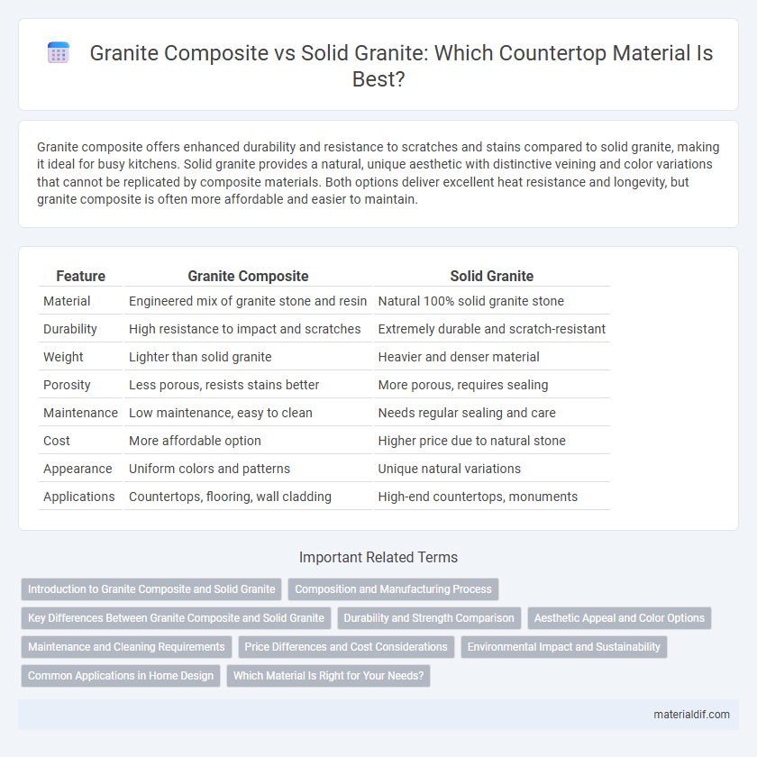 Granite Composite vs Solid Granite: Which Countertop Material Is Best?
