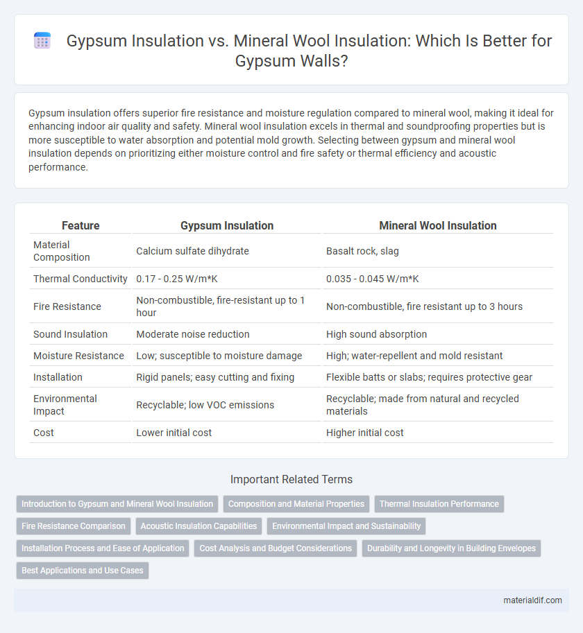 Gypsum Insulation vs. Mineral Wool Insulation: Which Is Better for Gypsum Walls?