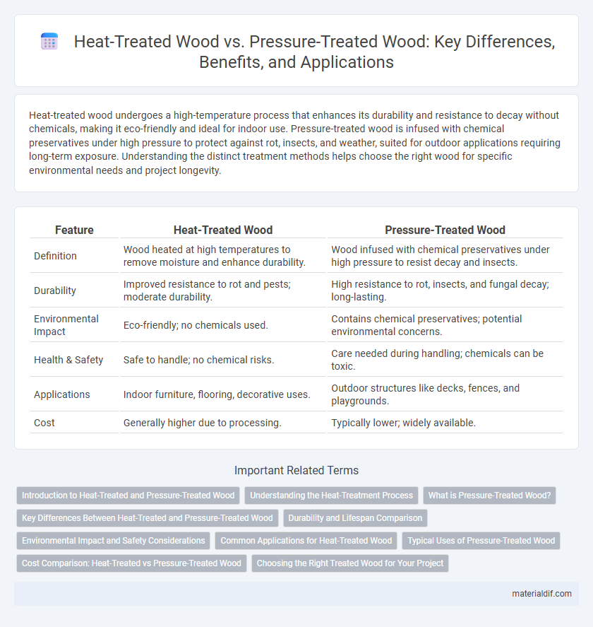 Heat-Treated Wood vs. Pressure-Treated Wood: Key Differences, Benefits, and Applications