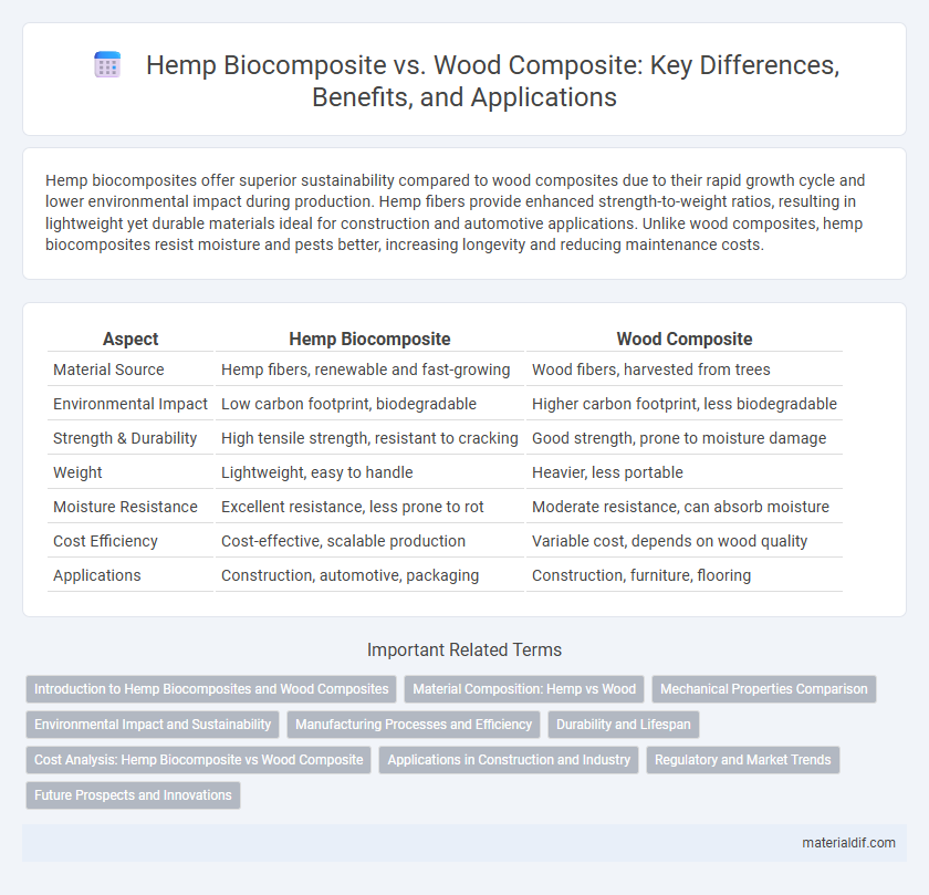 Hemp Biocomposite vs. Wood Composite: Key Differences, Benefits, and Applications