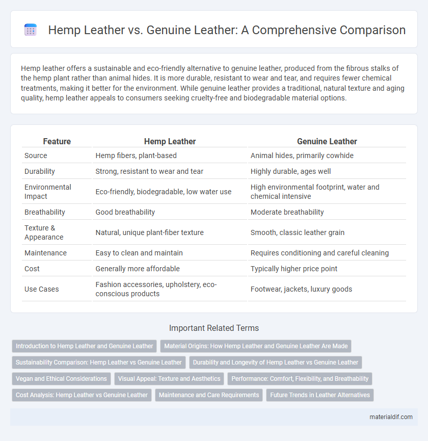 Hemp Leather vs. Genuine Leather: A Comprehensive Comparison