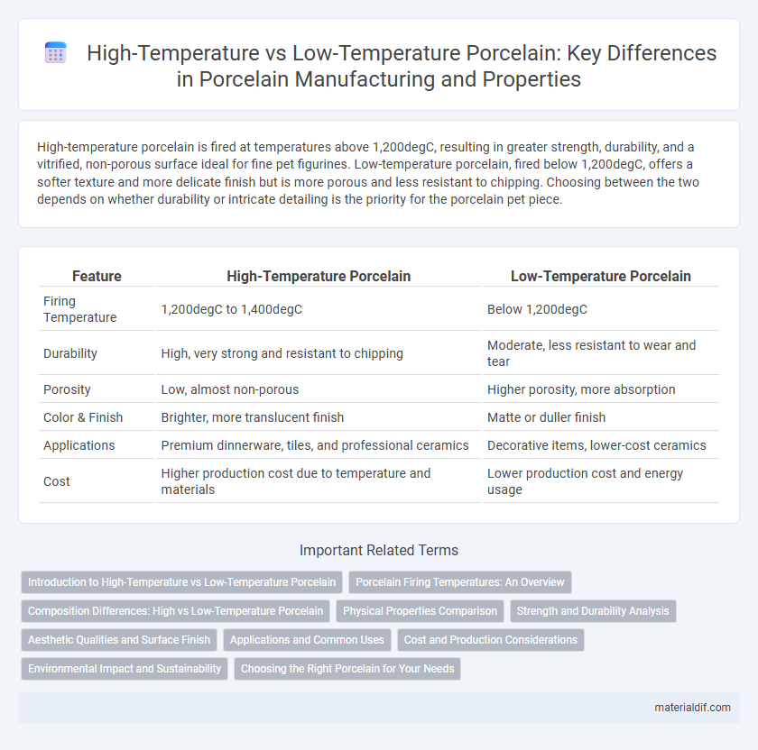 High-Temperature vs Low-Temperature Porcelain: Key Differences in Porcelain Manufacturing and Properties