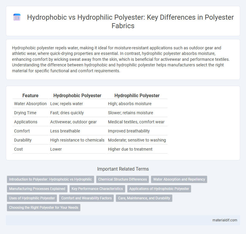 Hydrophobic vs Hydrophilic Polyester: Key Differences in Polyester Fabrics