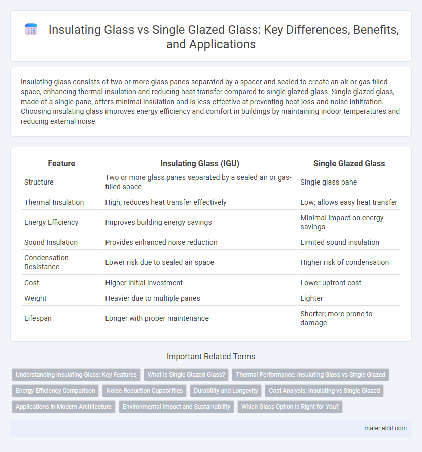 Insulating Glass vs Single Glazed Glass: Key Differences, Benefits, and Applications