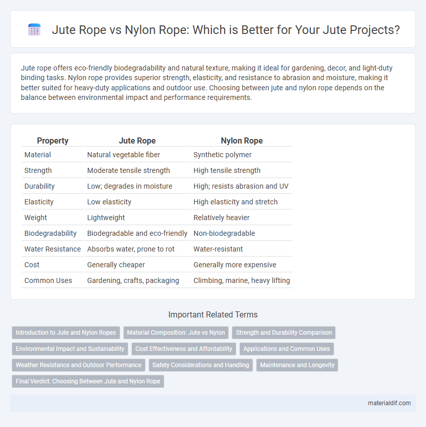 Jute Rope vs Nylon Rope: Which is Better for Your Jute Projects?