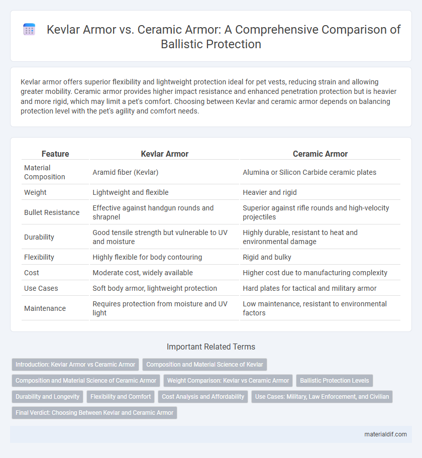 Kevlar Armor vs. Ceramic Armor: A Comprehensive Comparison of Ballistic Protection