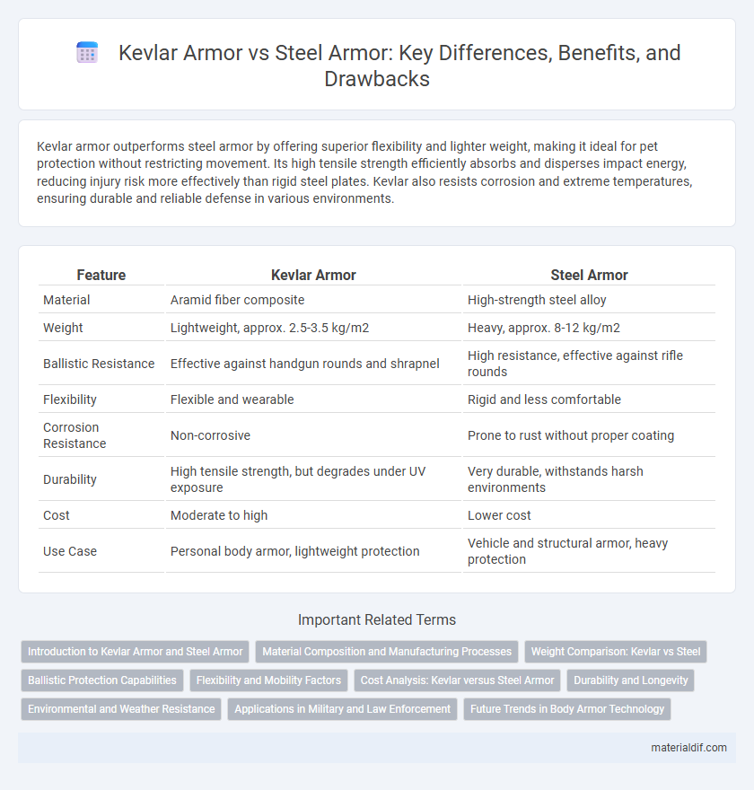 Kevlar Armor vs Steel Armor: Key Differences, Benefits, and Drawbacks