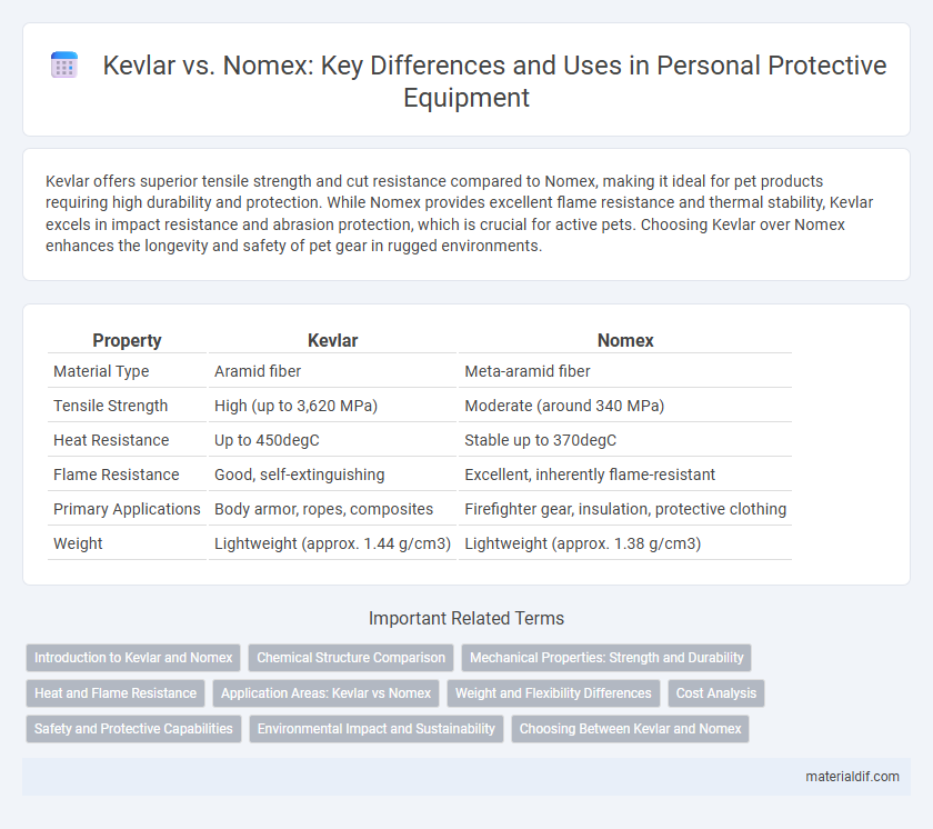 Kevlar vs. Nomex: Key Differences and Uses in Personal Protective Equipment