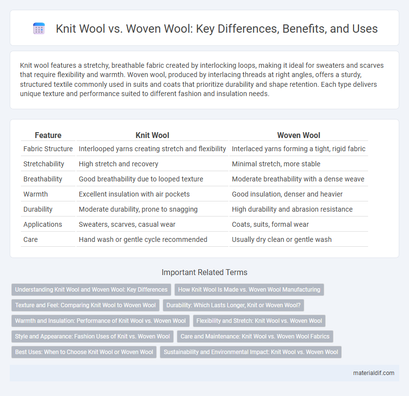 Knit Wool vs. Woven Wool: Key Differences, Benefits, and Uses
