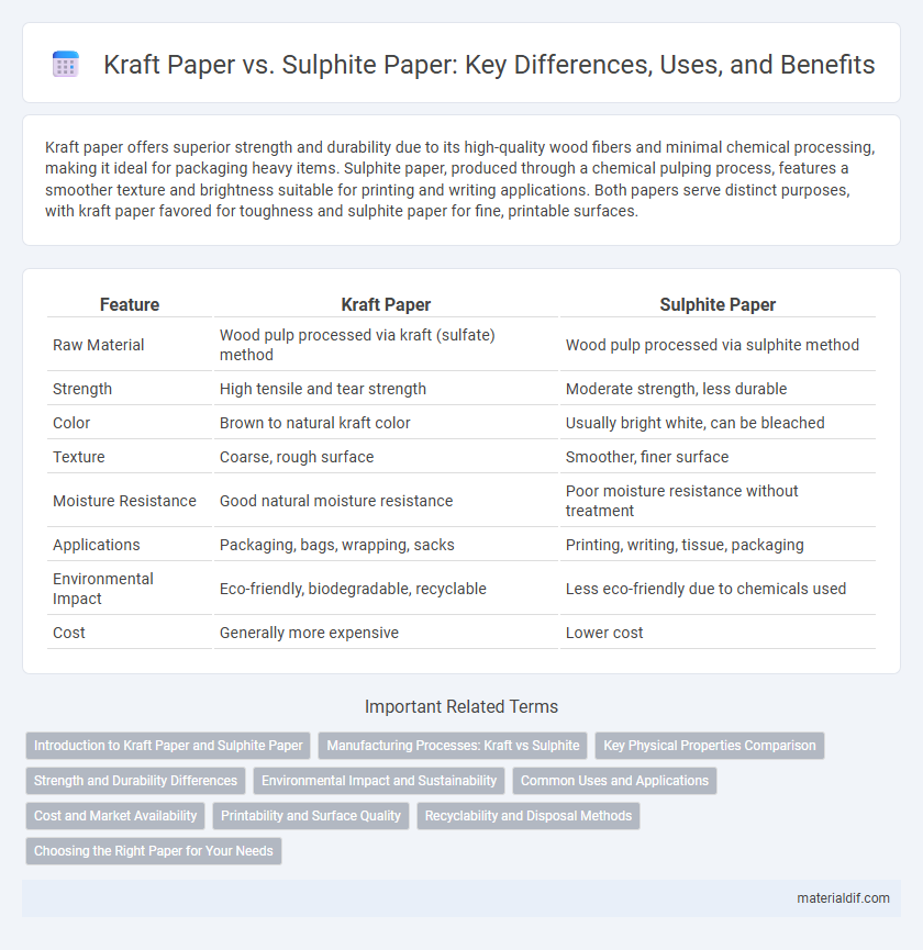 Kraft Paper vs. Sulphite Paper: Key Differences, Uses, and Benefits