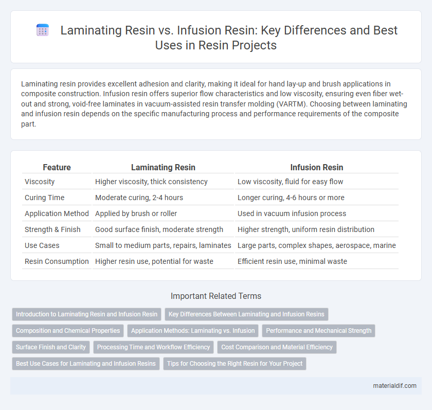 Laminating Resin vs. Infusion Resin: Key Differences and Best Uses in Resin Projects
