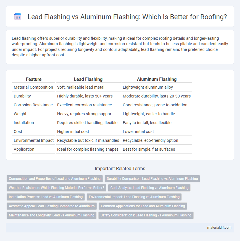Lead Flashing vs Aluminum Flashing: Which Is Better for Roofing?