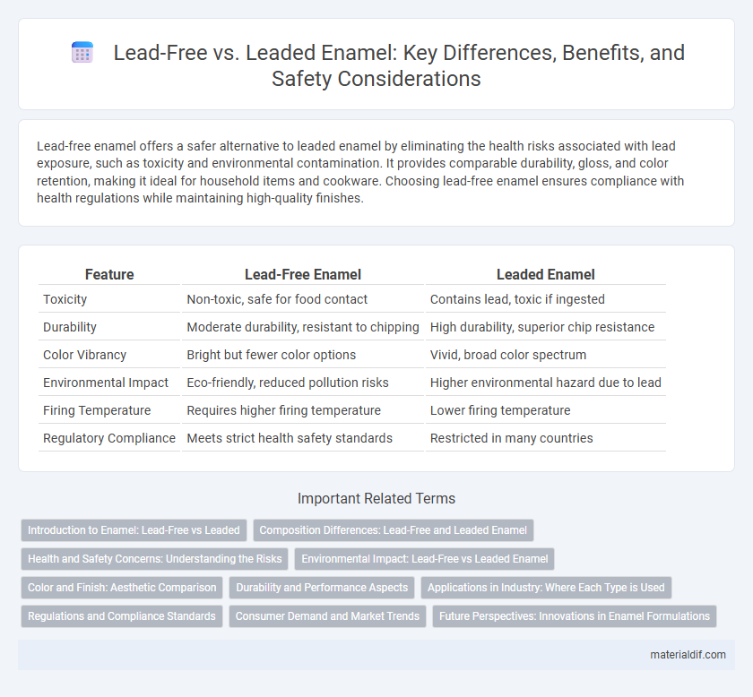 Lead-Free vs. Leaded Enamel: Key Differences, Benefits, and Safety Considerations
