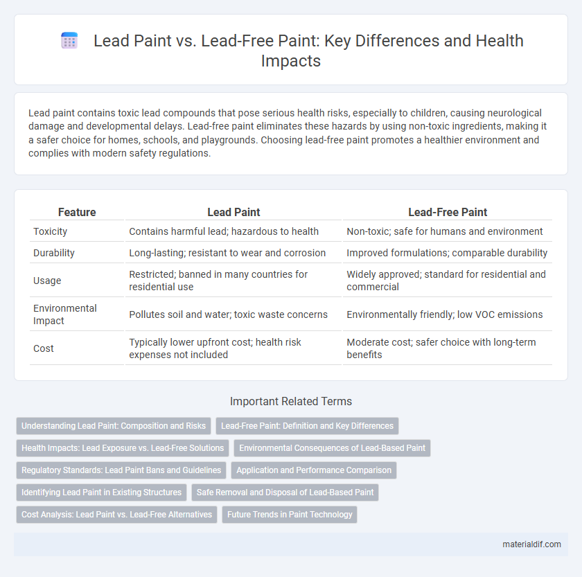 Lead Paint vs. Lead-Free Paint: Key Differences and Health Impacts