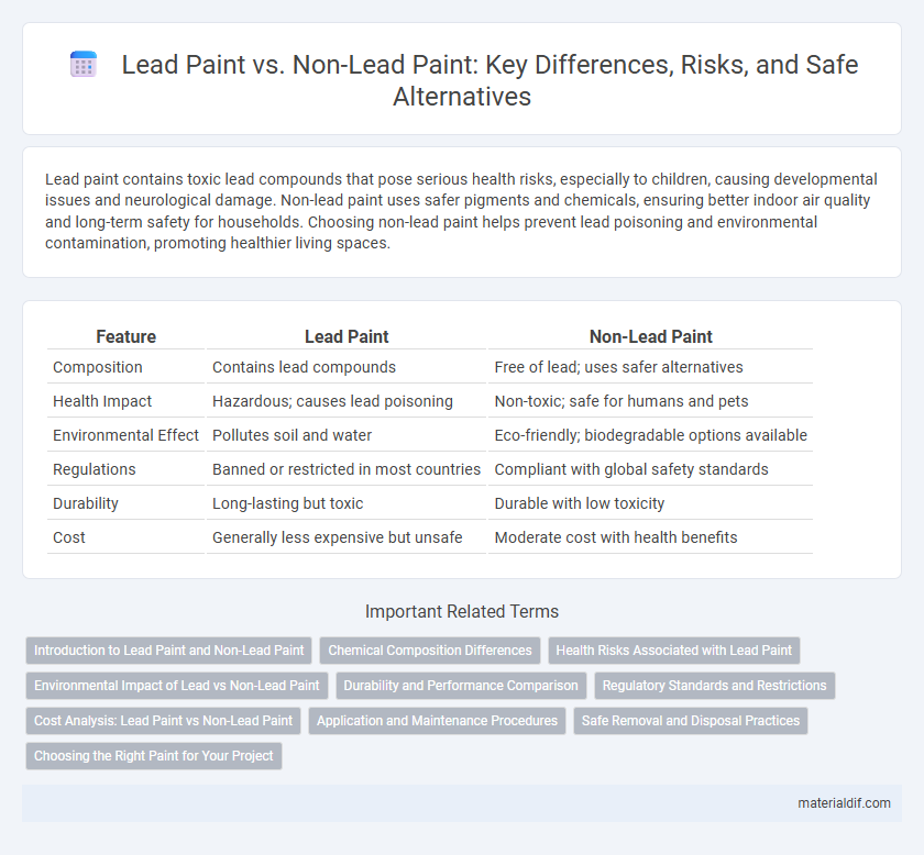 Lead Paint vs. Non-Lead Paint: Key Differences, Risks, and Safe Alternatives