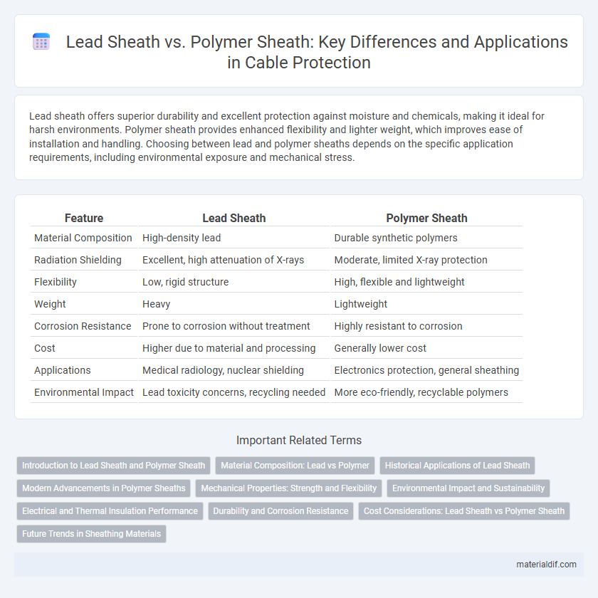 Lead Sheath vs. Polymer Sheath: Key Differences and Applications in Cable Protection