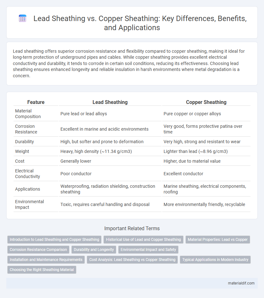 Lead Sheathing vs. Copper Sheathing: Key Differences, Benefits, and Applications