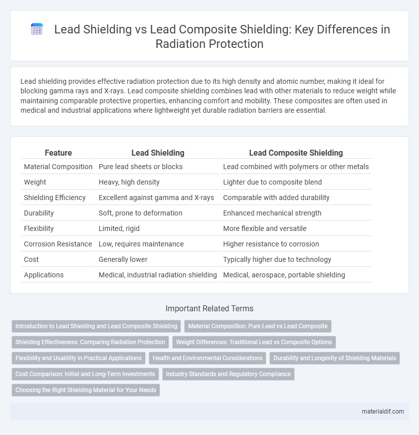 Lead Shielding vs Lead Composite Shielding: Key Differences in Radiation Protection
