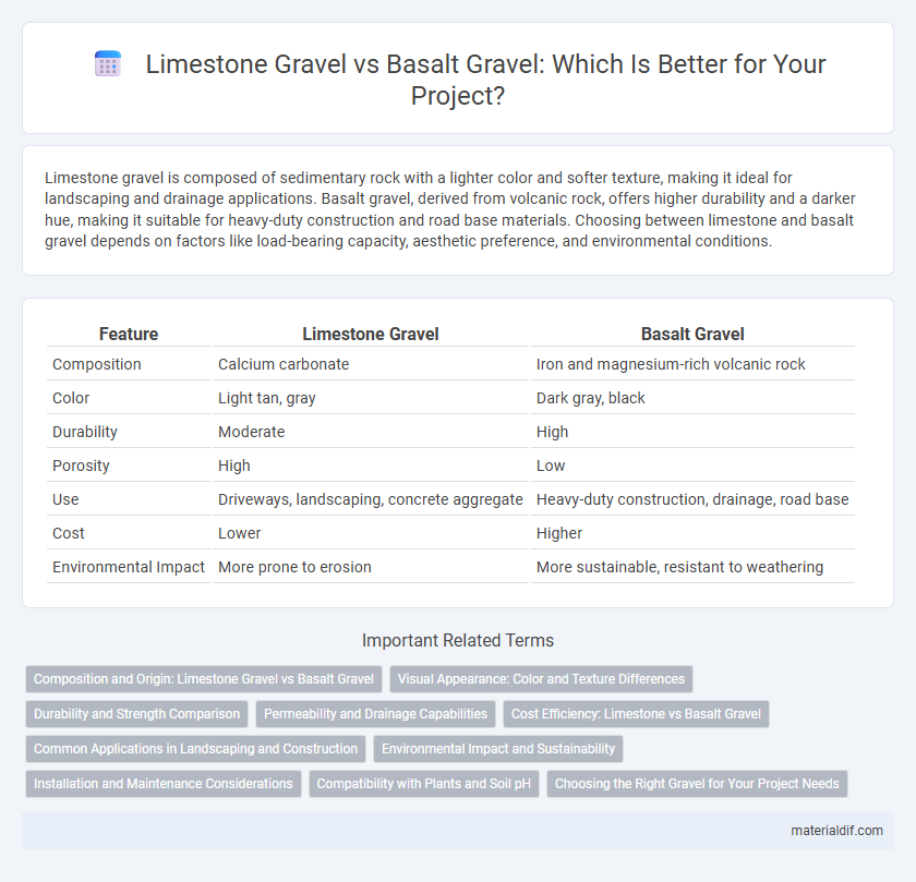 Limestone Gravel vs Basalt Gravel: Which Is Better for Your Project?