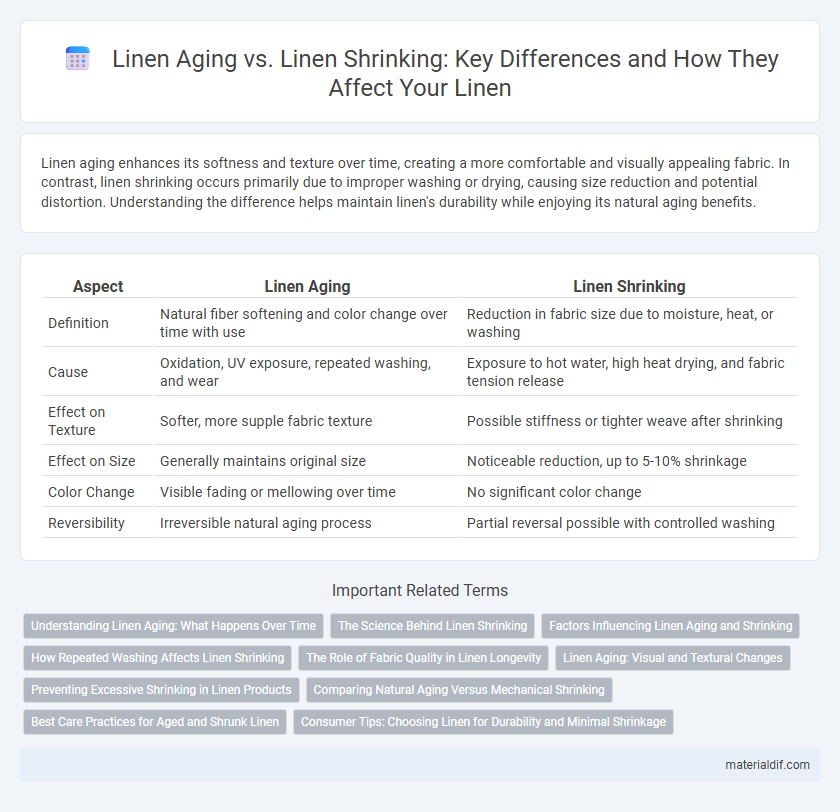 Linen Aging vs. Linen Shrinking: Key Differences and How They Affect Your Linen