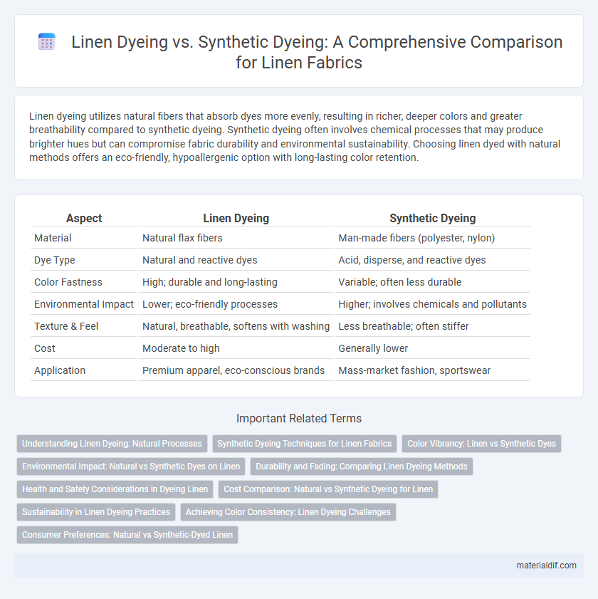 Linen Dyeing vs. Synthetic Dyeing: A Comprehensive Comparison for Linen Fabrics