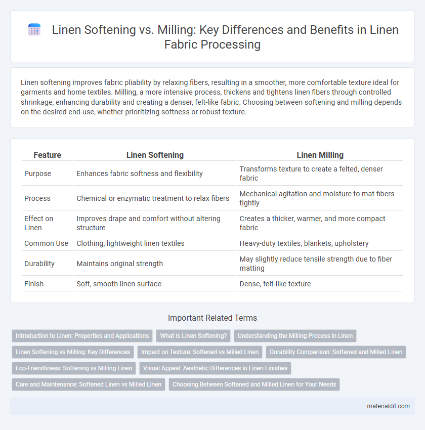 Linen Softening vs. Milling: Key Differences and Benefits in Linen Fabric Processing