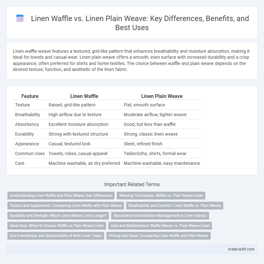 Linen Waffle vs. Linen Plain Weave: Key Differences, Benefits, and Best Uses