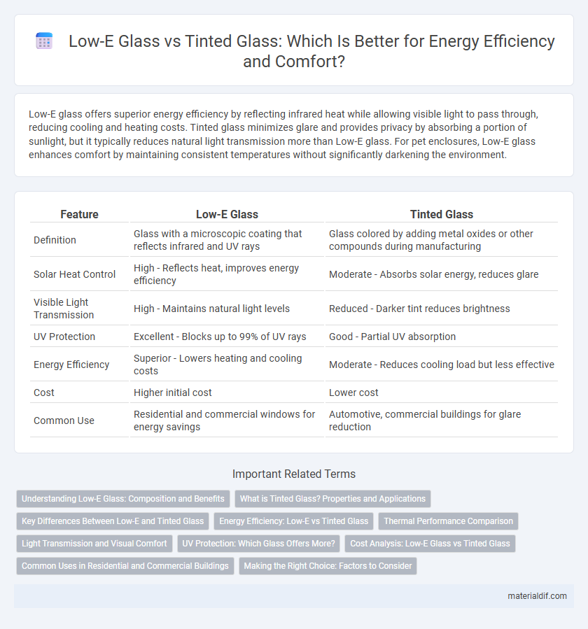 Low-E Glass vs Tinted Glass: Which Is Better for Energy Efficiency and Comfort?