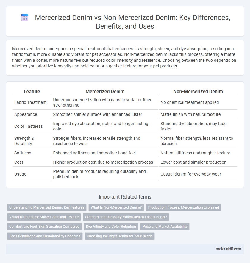 Mercerized Denim vs Non-Mercerized Denim: Key Differences, Benefits, and Uses