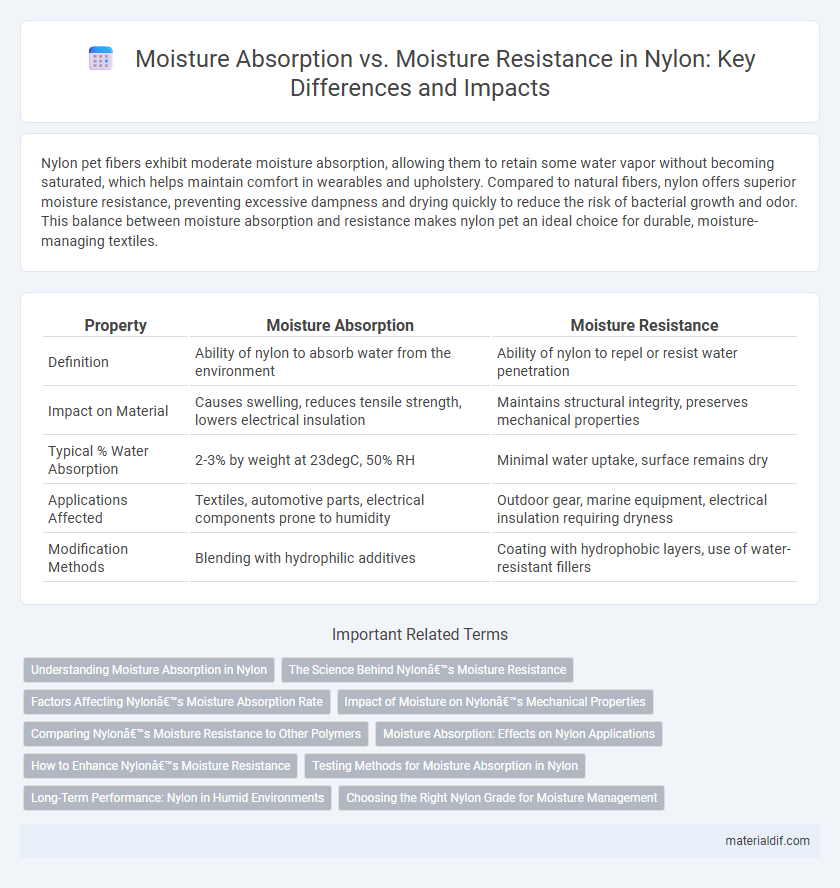 Moisture Absorption vs. Moisture Resistance in Nylon: Key Differences and Impacts