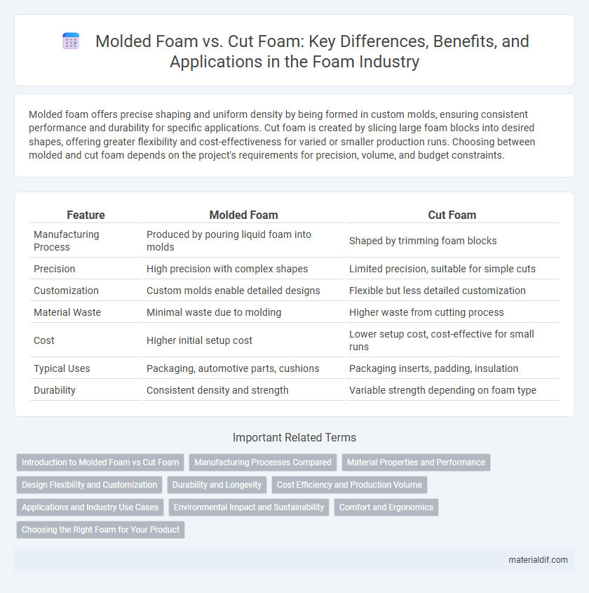 Molded Foam vs. Cut Foam: Key Differences, Benefits, and Applications in the Foam Industry