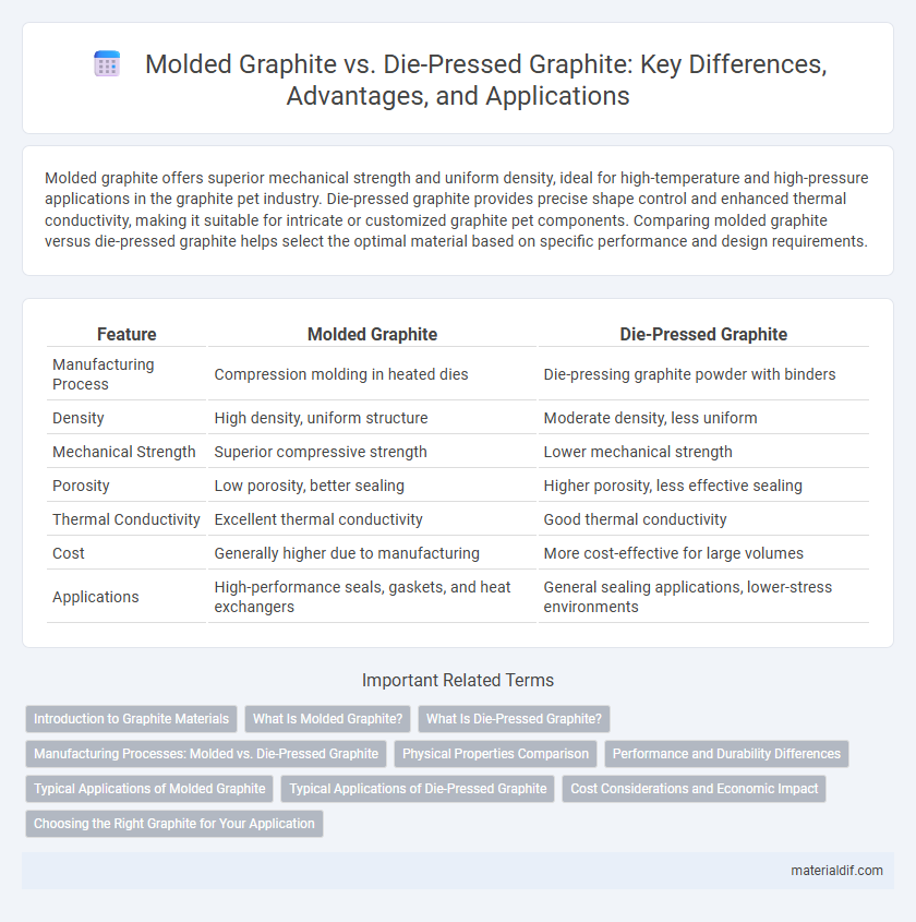Molded Graphite vs. Die-Pressed Graphite: Key Differences, Advantages, and Applications