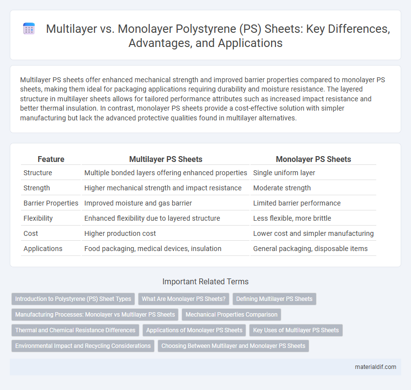 Multilayer vs. Monolayer Polystyrene (PS) Sheets: Key Differences, Advantages, and Applications