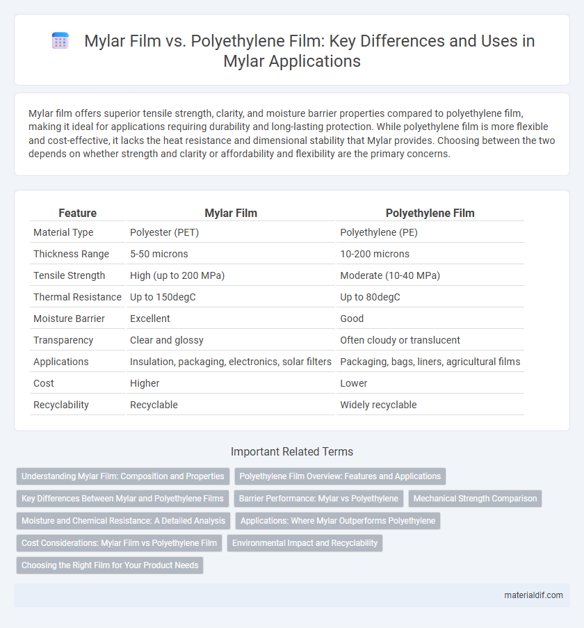 Mylar Film vs. Polyethylene Film: Key Differences and Uses in Mylar Applications