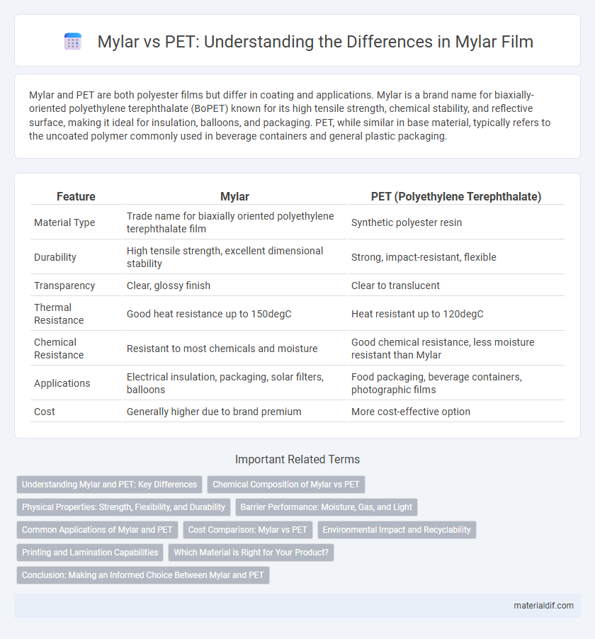Mylar vs PET: Understanding the Differences in Mylar Film