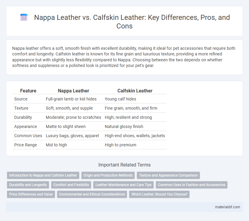 Nappa Leather vs. Calfskin Leather: Key Differences, Pros, and Cons