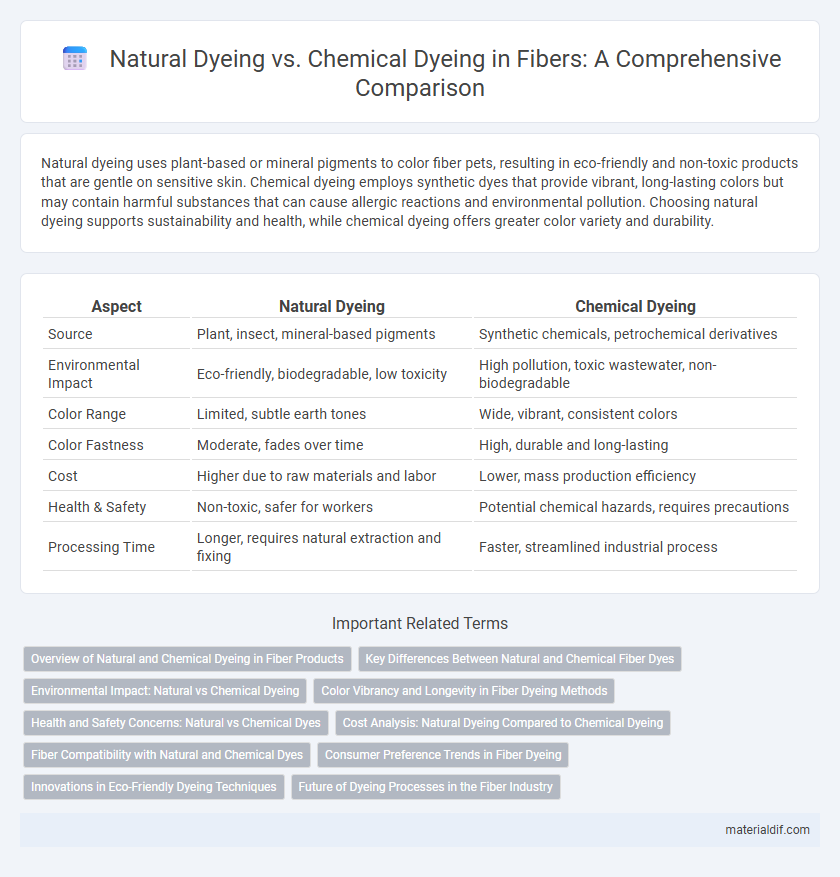 Natural Dyeing vs. Chemical Dyeing in Fibers: A Comprehensive Comparison