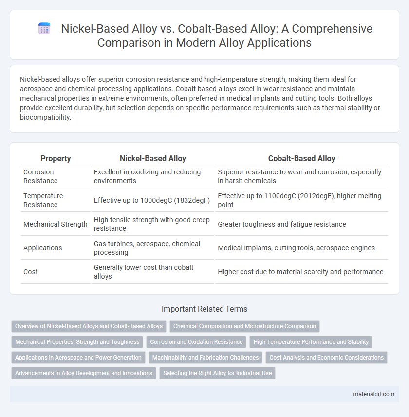Nickel-Based Alloy vs. Cobalt-Based Alloy: A Comprehensive Comparison in Modern Alloy Applications