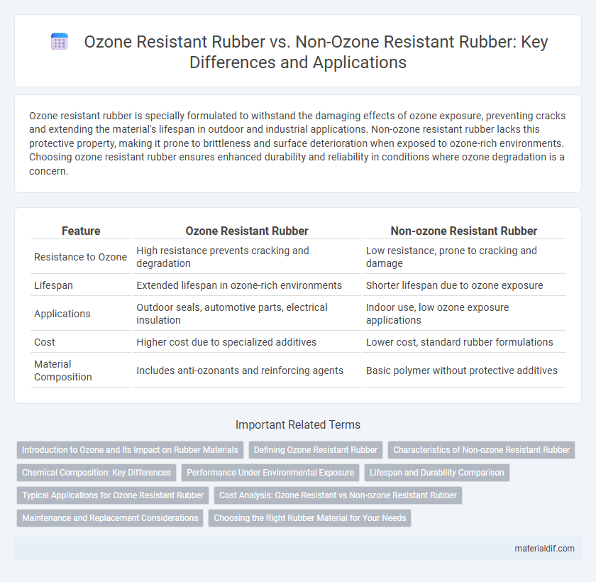 Ozone Resistant Rubber vs. Non-Ozone Resistant Rubber: Key Differences and Applications