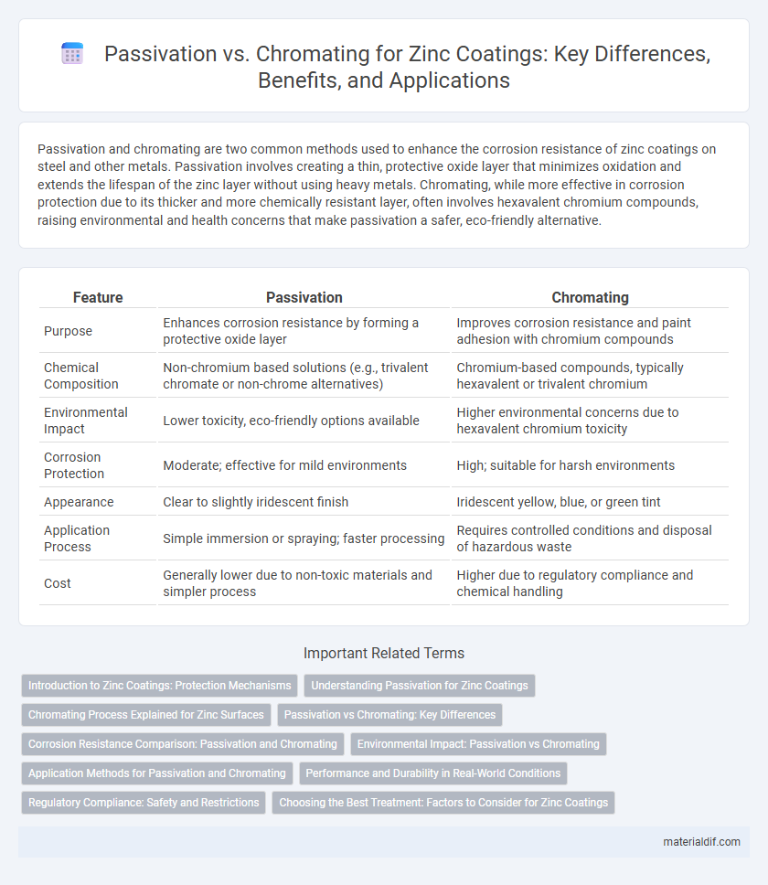 Passivation vs. Chromating for Zinc Coatings: Key Differences, Benefits, and Applications