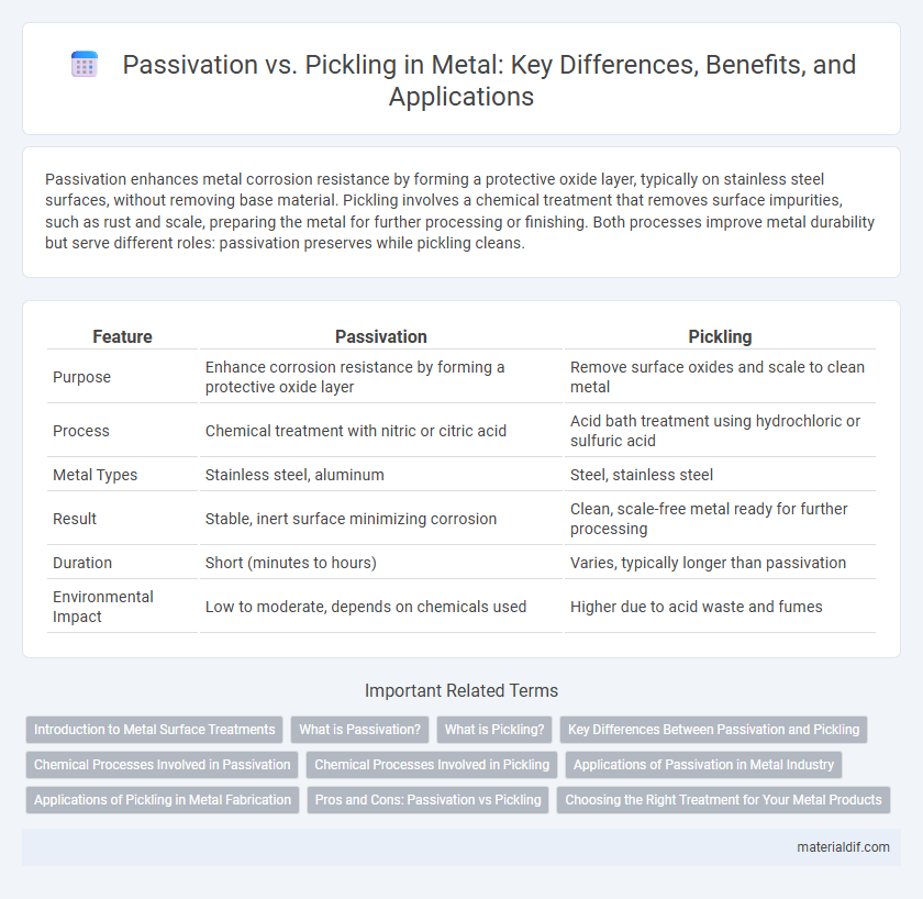 Passivation vs. Pickling in Metal: Key Differences, Benefits, and Applications