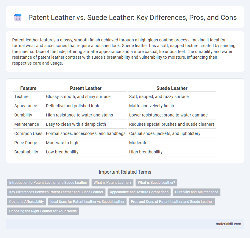 Patent Leather vs. Suede Leather: Key Differences, Pros, and Cons