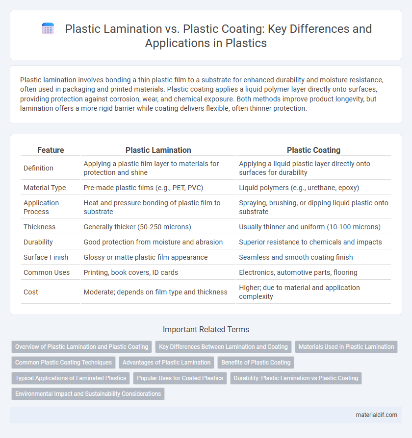 Plastic Lamination vs. Plastic Coating: Key Differences and Applications in Plastics